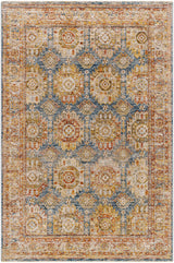 Crescentia Blue & Beige Runner Rug