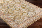 Crescentia Green Runner Rug