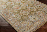 Crescentia Green Runner Rug