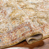 Crescentia Green Runner Rug