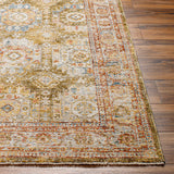 Crescentia Green Runner Rug