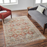Crescentia Rust Runner Rug