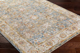 Duong Beige & Blue Runner Rug