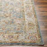 Duong Beige & Blue Runner Rug