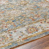 Duong Beige & Blue Runner Rug