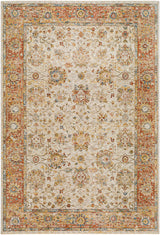 Duong Beige & Rust Runner Rug