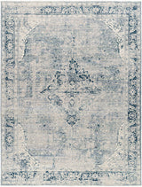 Jemma Blue Medallion Runner Rug
