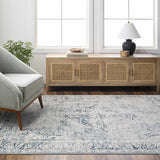 Jemma Blue Medallion Runner Rug