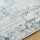 Jemma Blue Medallion Runner Rug