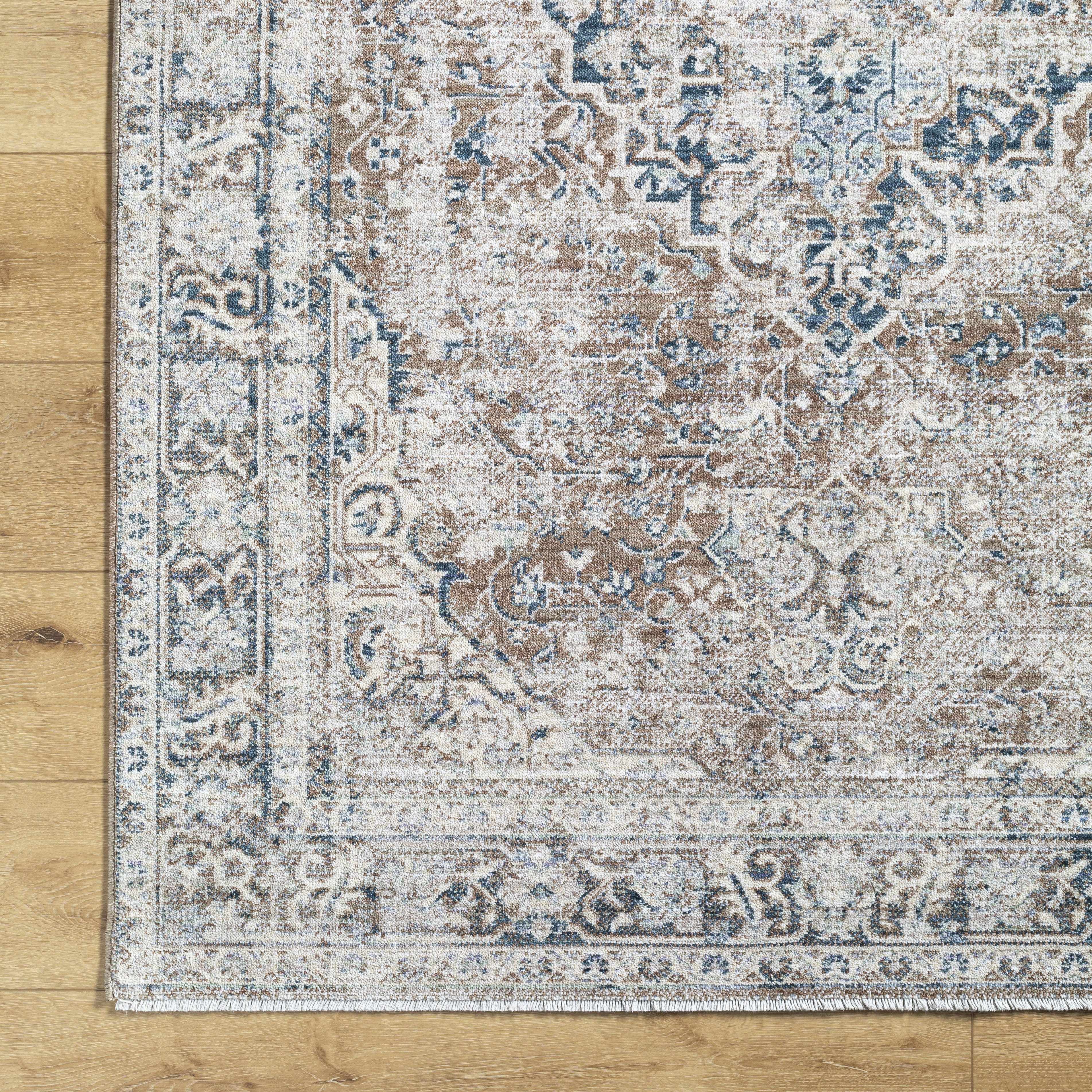 Jemma Brown Medallion Runner Rug