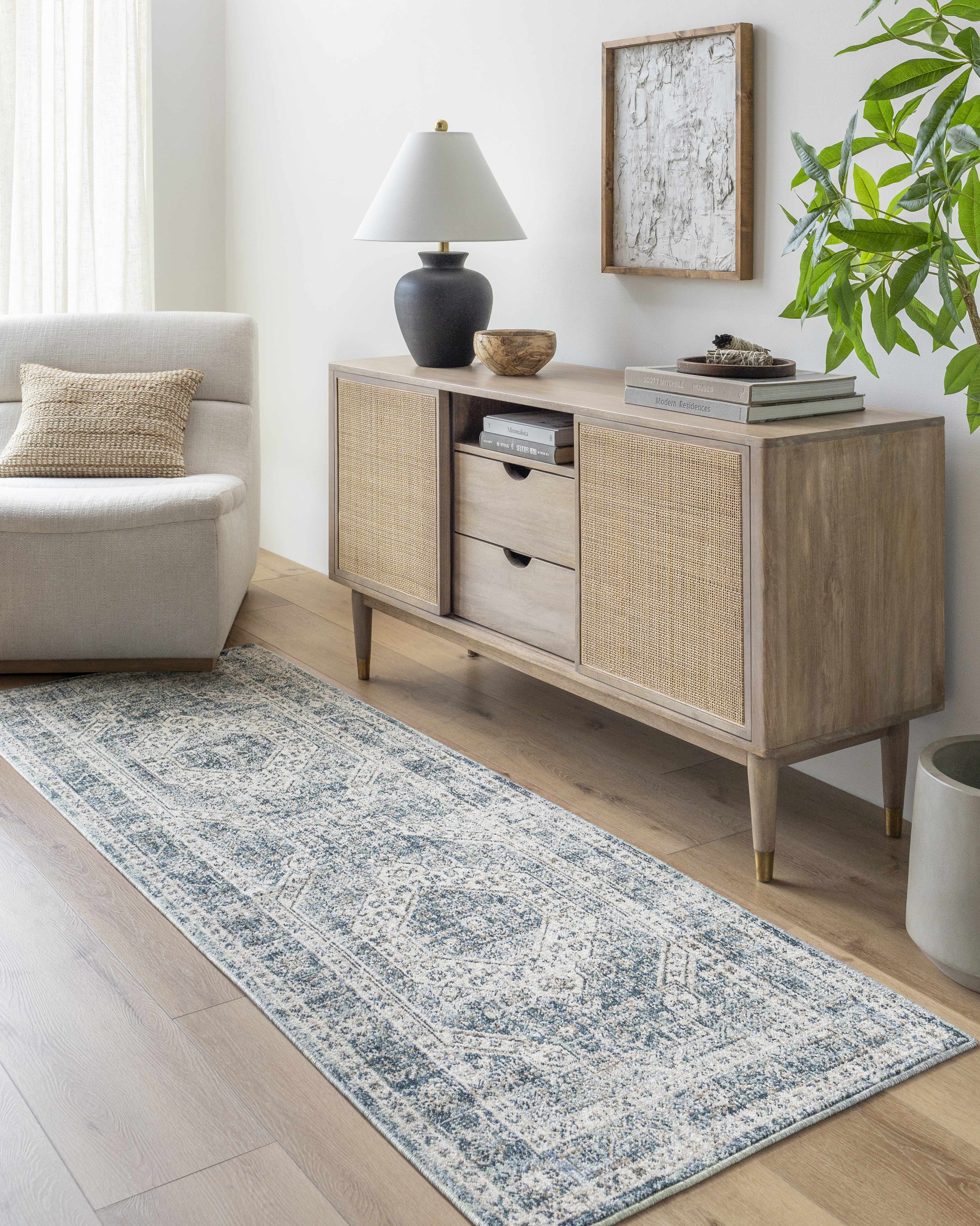 Kalei Blue Runner Rug