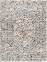 Kalei Beige & Blue Runner Rug