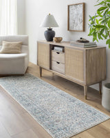 Kalei Beige & Blue Runner Rug