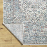 Kalei Beige & Blue Runner Rug
