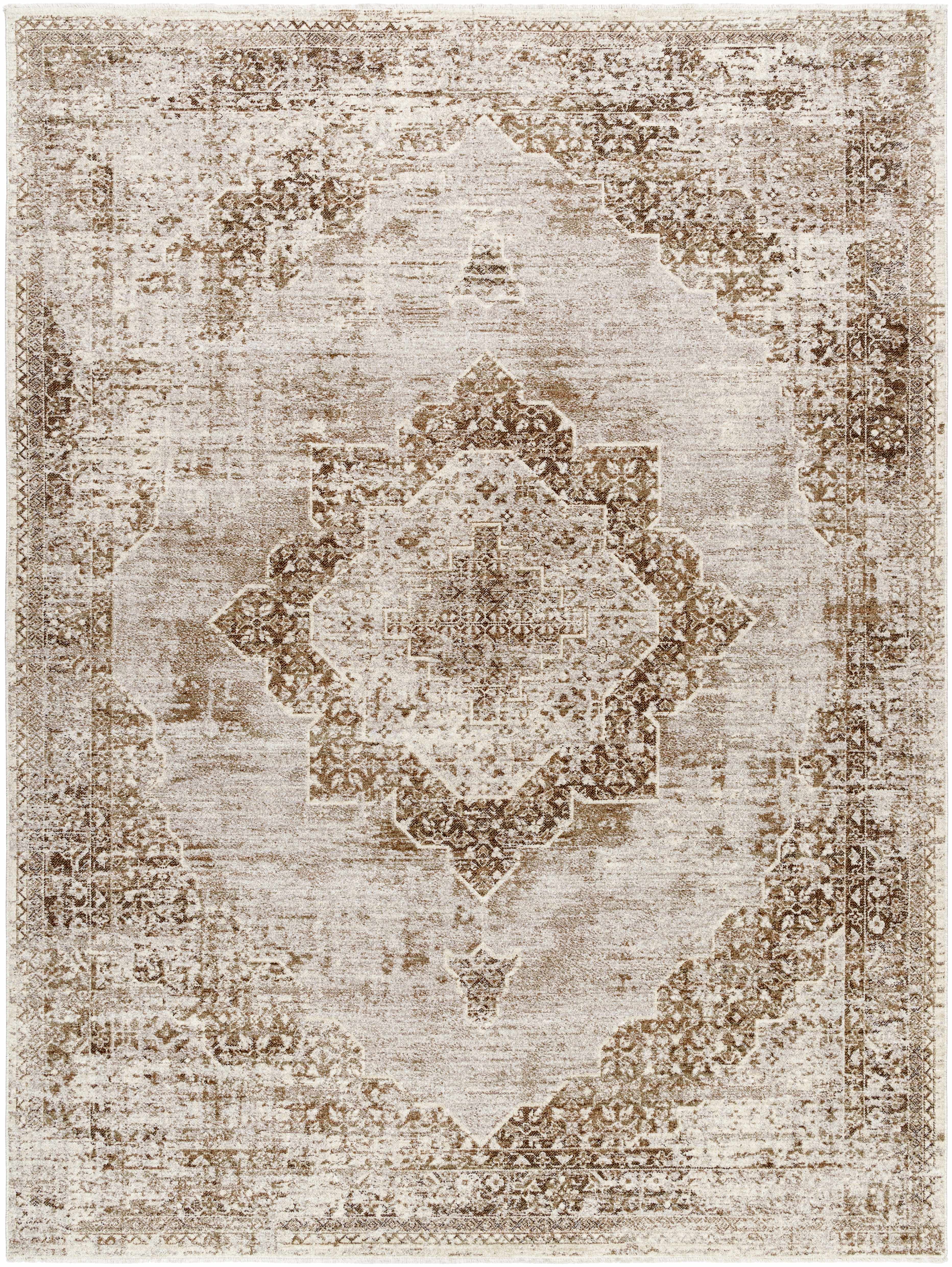 Sample Kosta Beige Medallion Area Rug