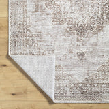 Kosta Beige Medallion Runner Rug