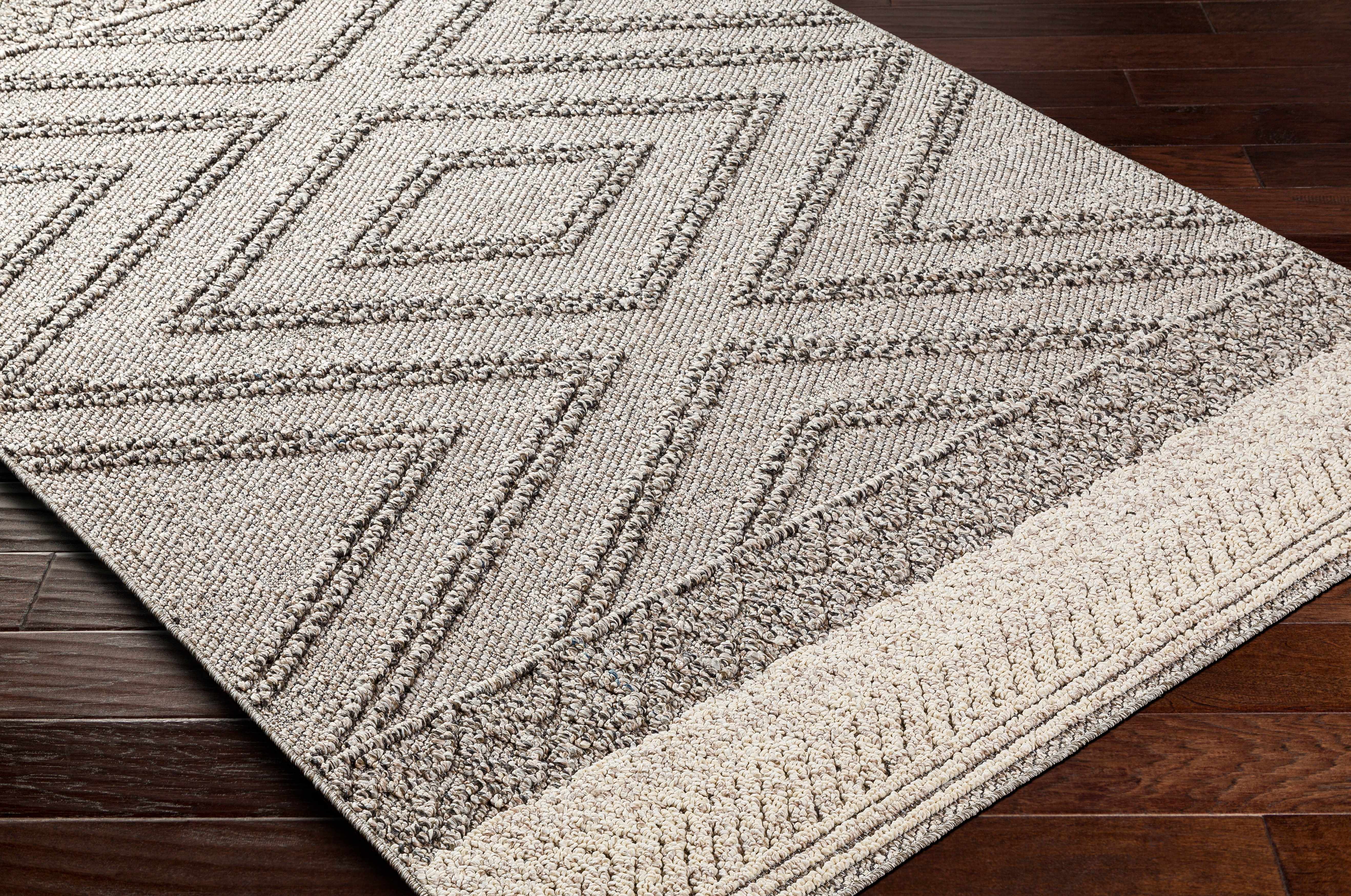Beige Gray Areli Runner Rug