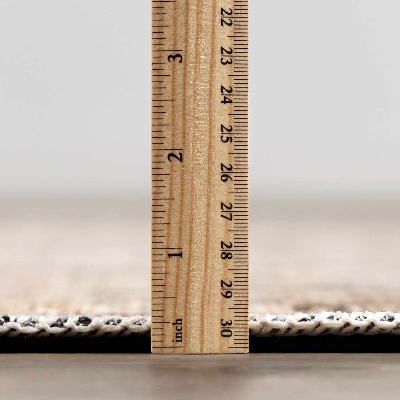 Brown Standon Vintage Washable Runner Rug