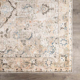 Brown Standon Vintage Washable Runner Rug