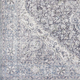 Sample Blue Tavas Medallion Washable Area Rug - Clearance