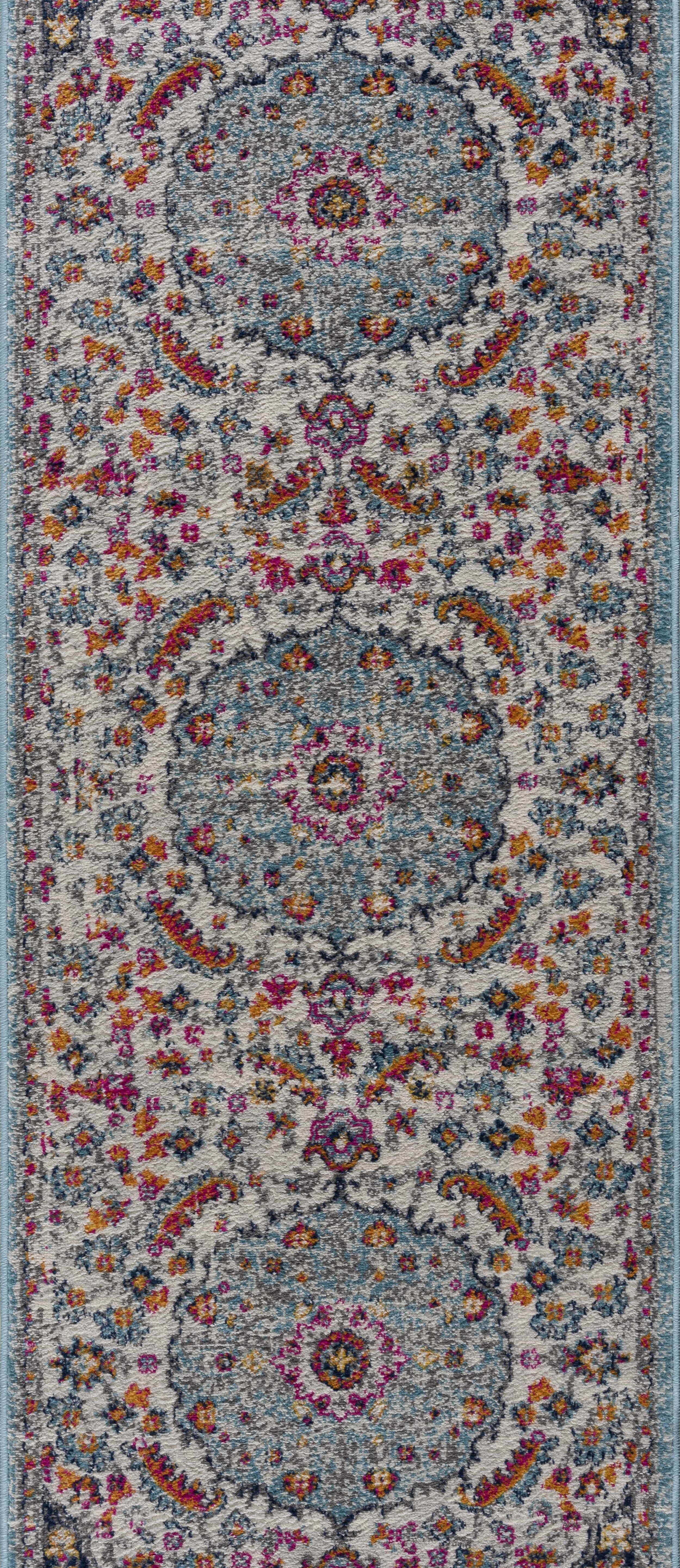 Tigril Blue 2303 Runner Rug