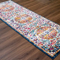 Tigril Blue & Orange 2304 Runner Rug