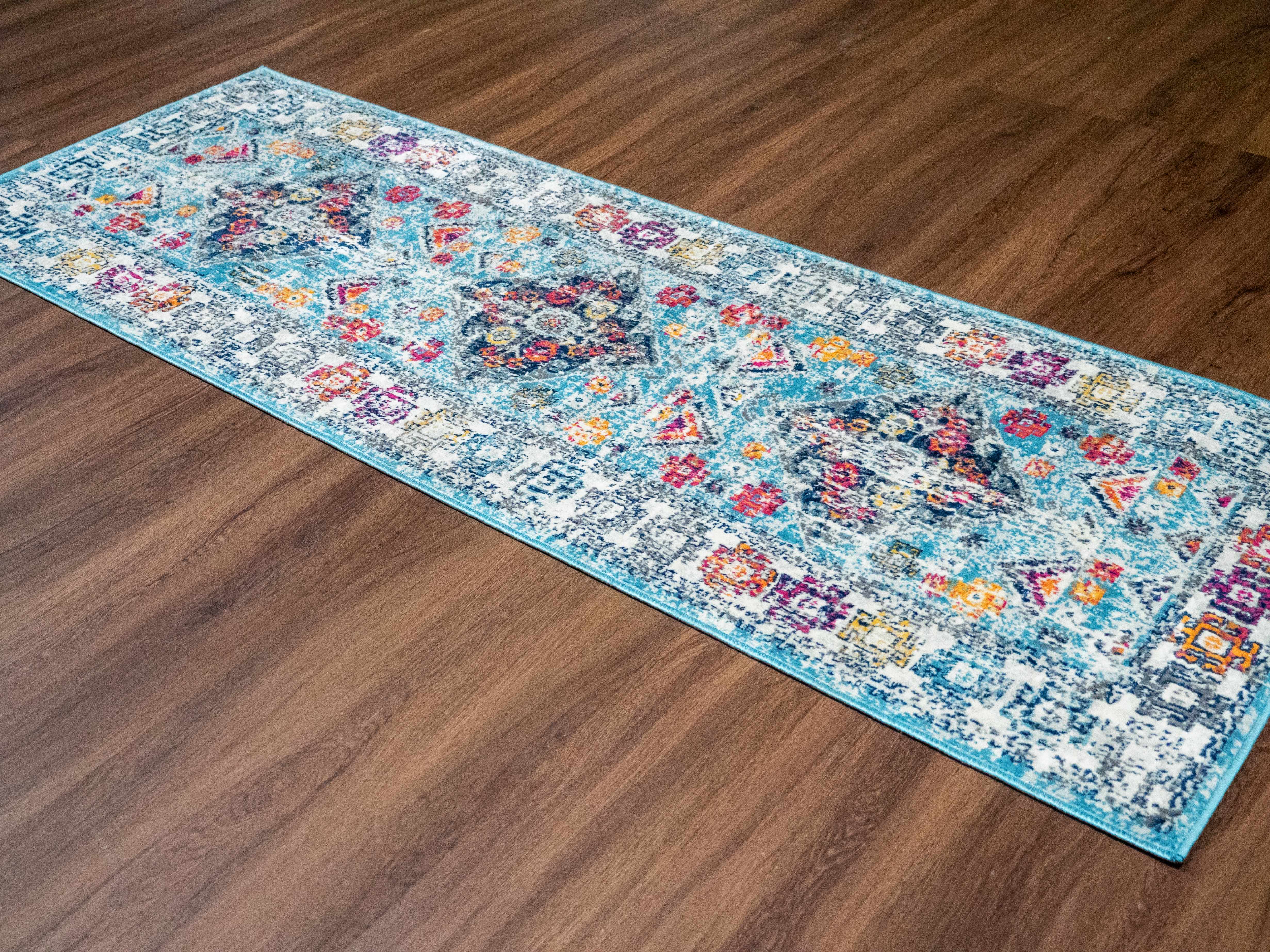 Tigriv Turquoise 2314 Runner Rug
