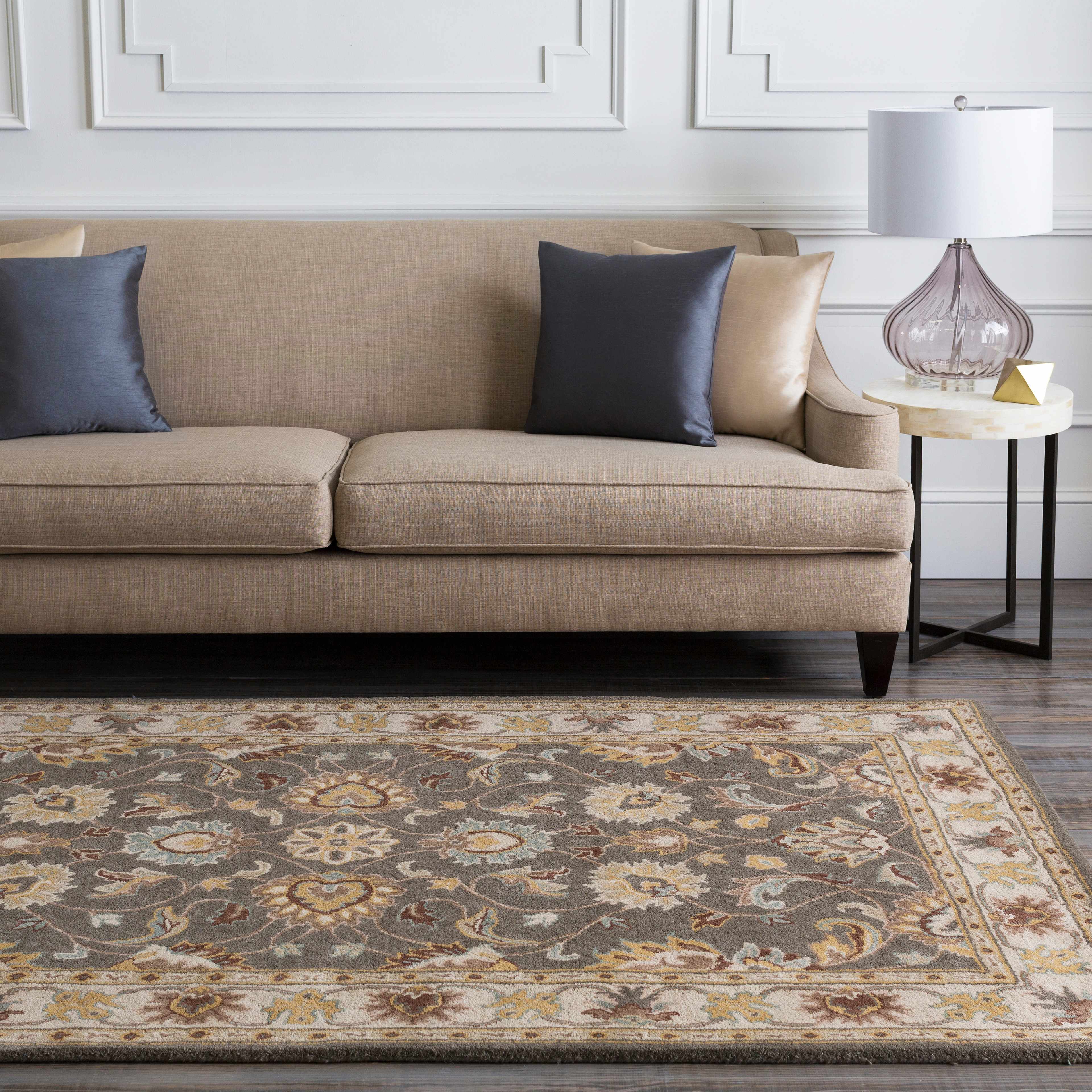 Cherryfield Hand Tufted Taupe 1005 Runner Rug