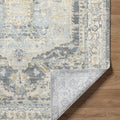 Vaeda Blue Medallion Runner Rug