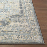 Vaeda Blue Medallion Runner Rug