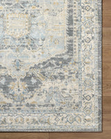 Vaeda Blue Medallion Runner Rug