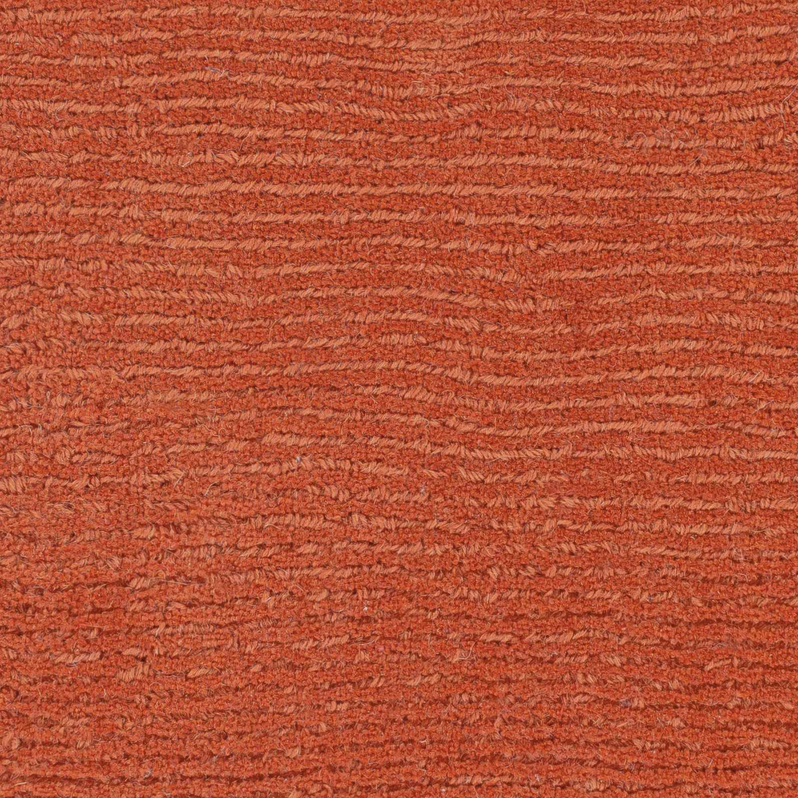 Sample Brockton Solid Wool Orange Area Rug