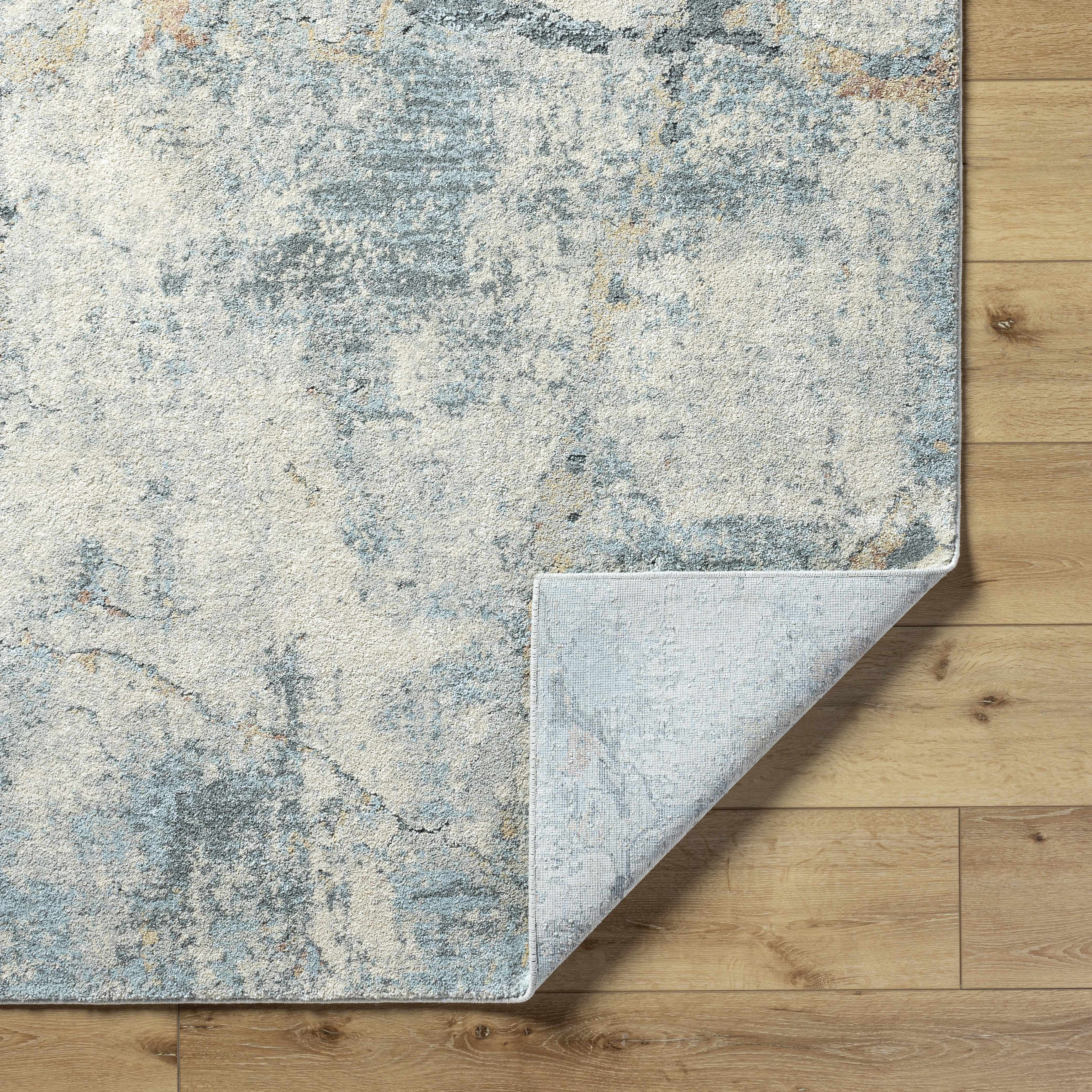 Urowo Blue Runner Rug
