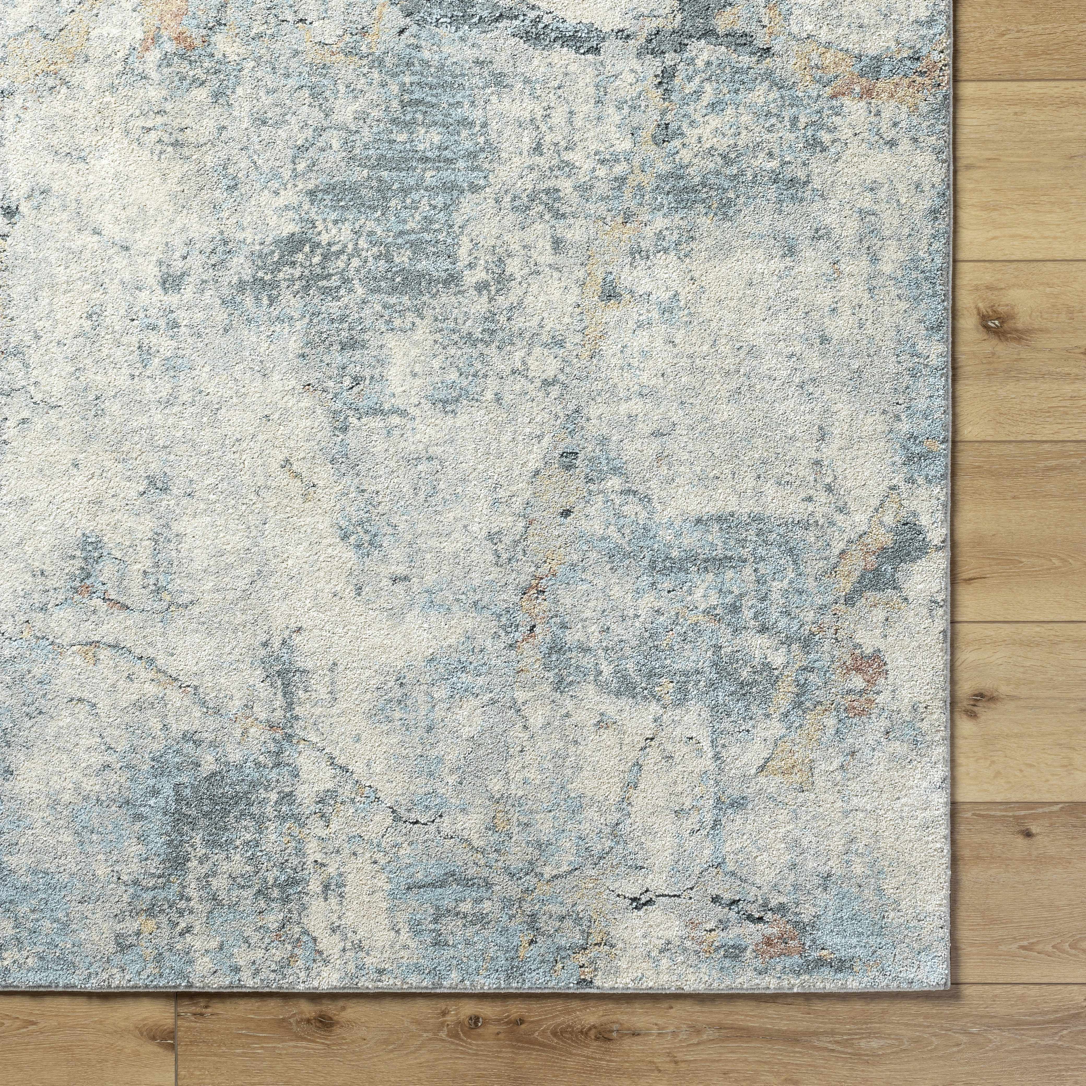 Urowo Blue Runner Rug