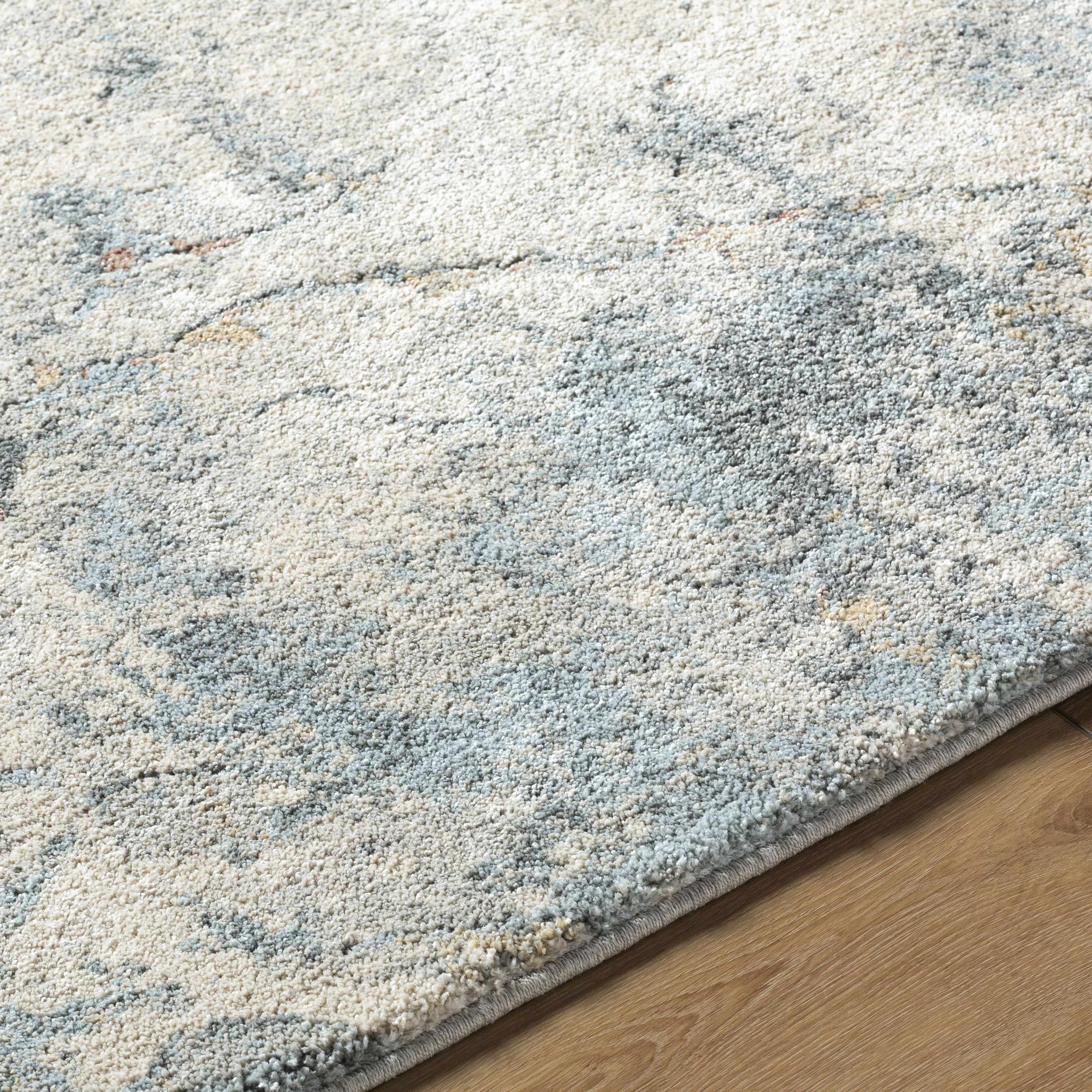 Urowo Blue Runner Rug