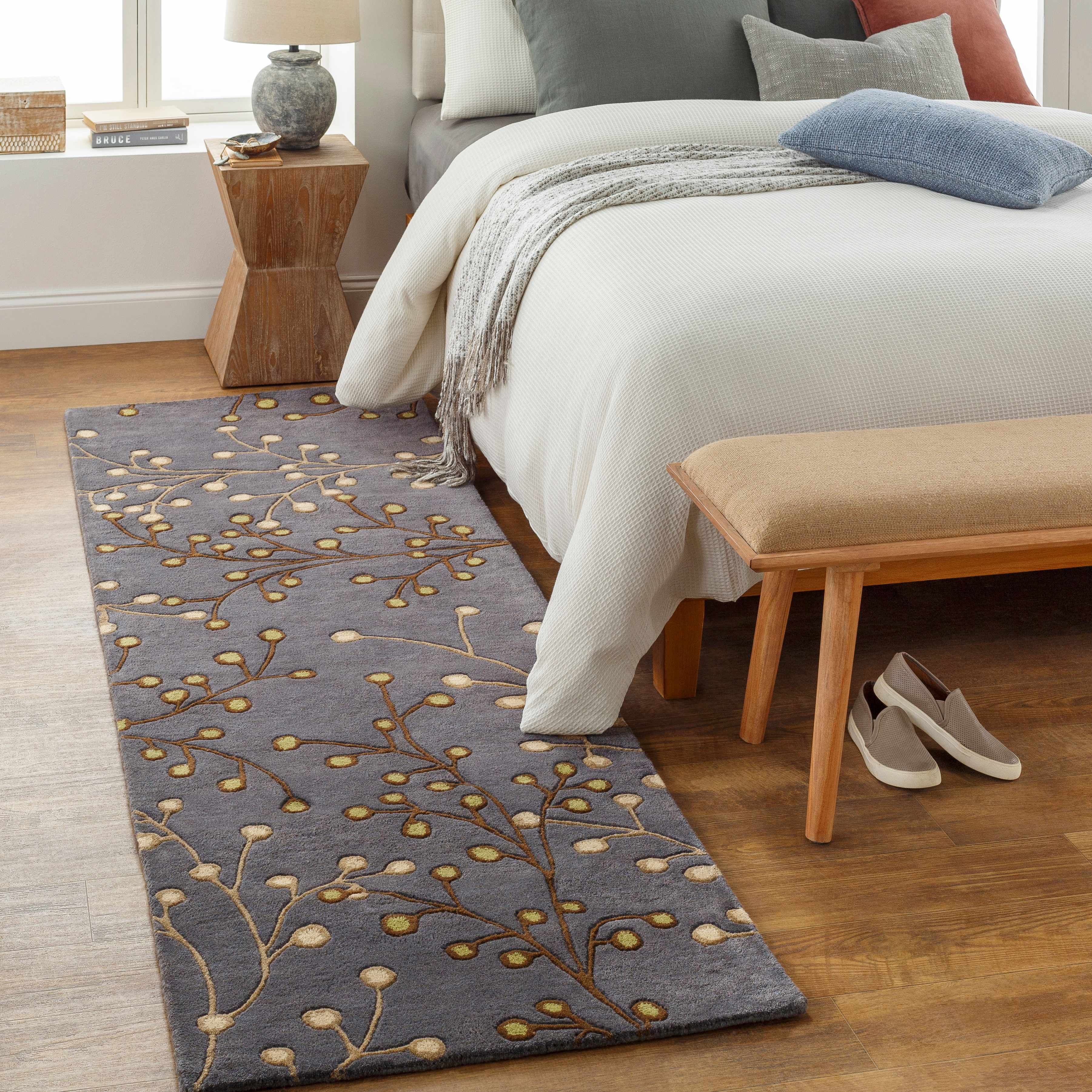 Brown Beige Elsu Runner Rug