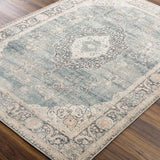 Marlene Medallion Blue Runner Rug - Surya x Becki Owens