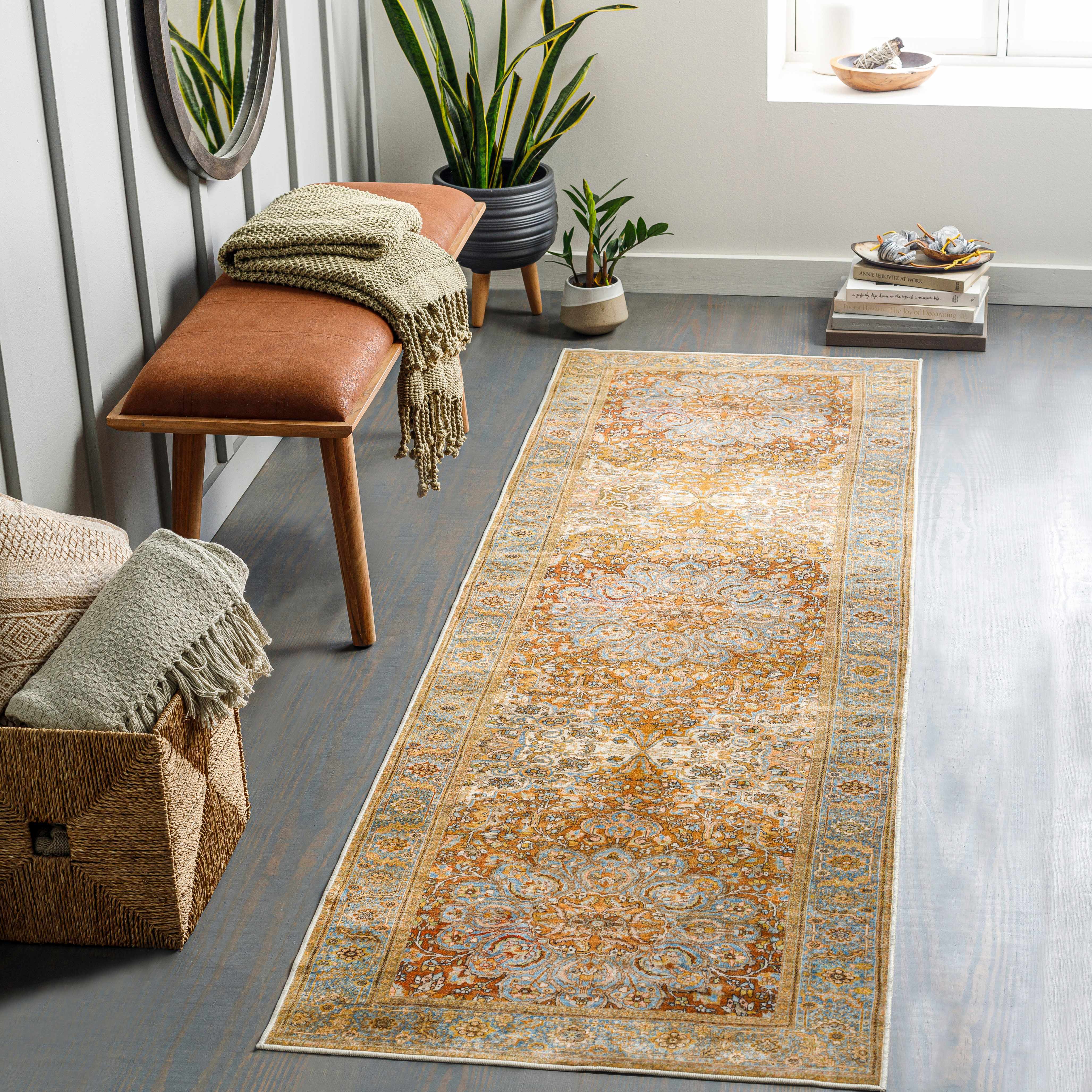 Bonbon Washable Runner Rug