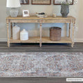 Rust Hera Washable Runner Rug - Clearance