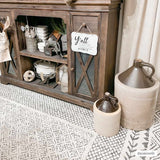 Burdette Soft Neutral Runner Rug