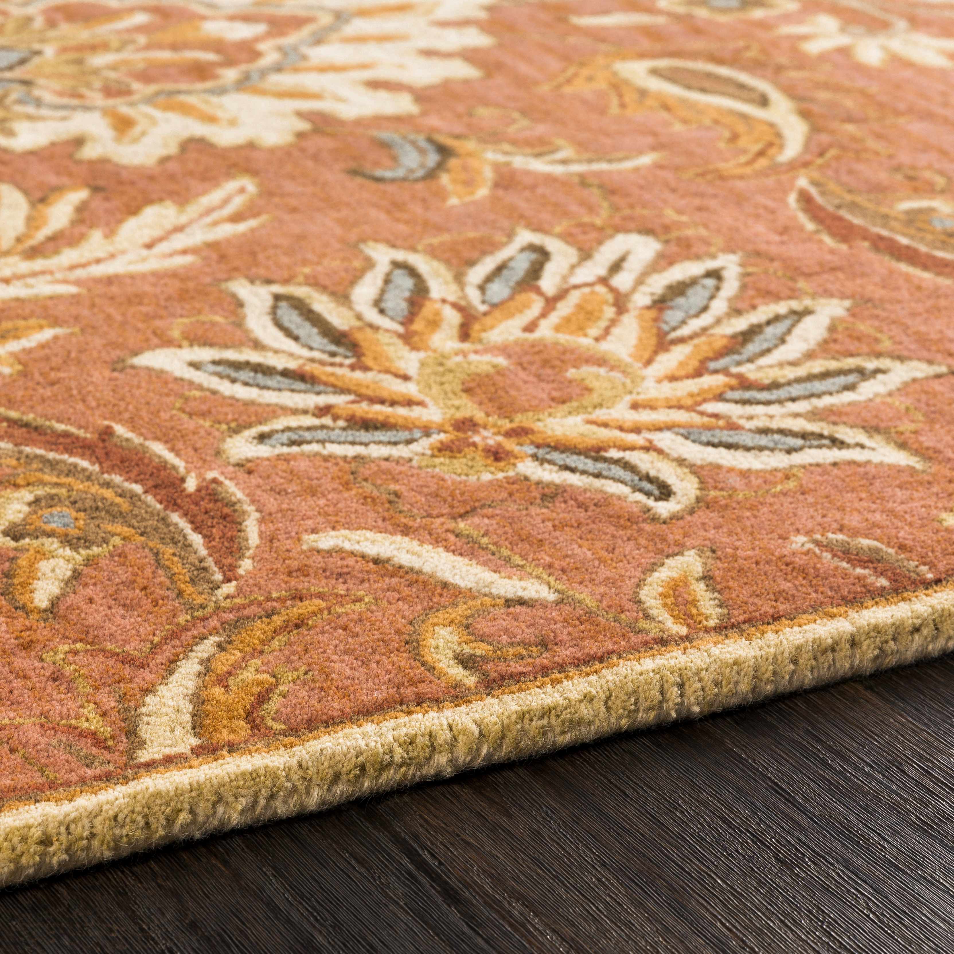 Chesterton Hand Tufted Orange 1112 Runner Rug