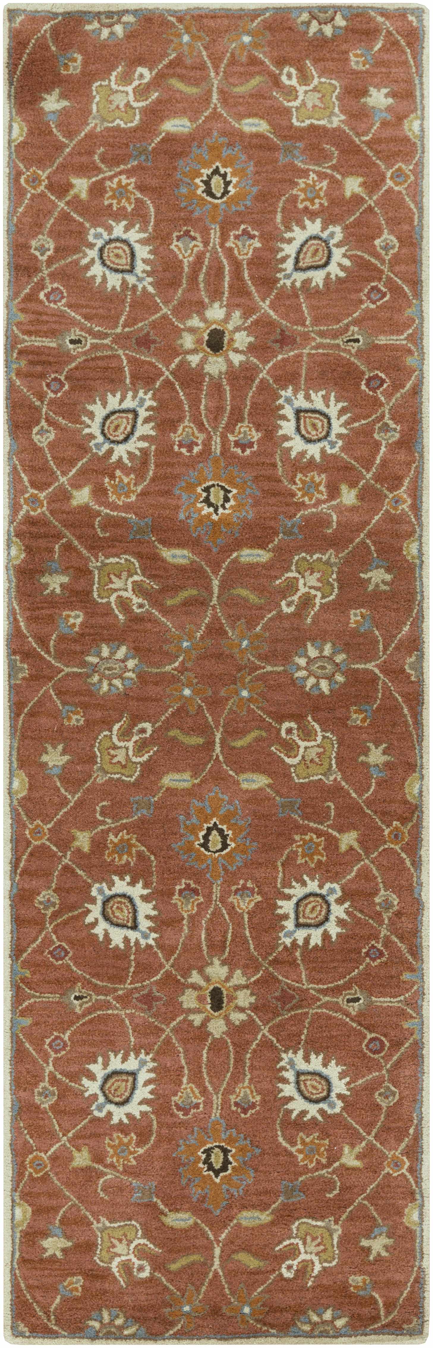 Logville Hand Tufted Rust 1119 Runner Rug