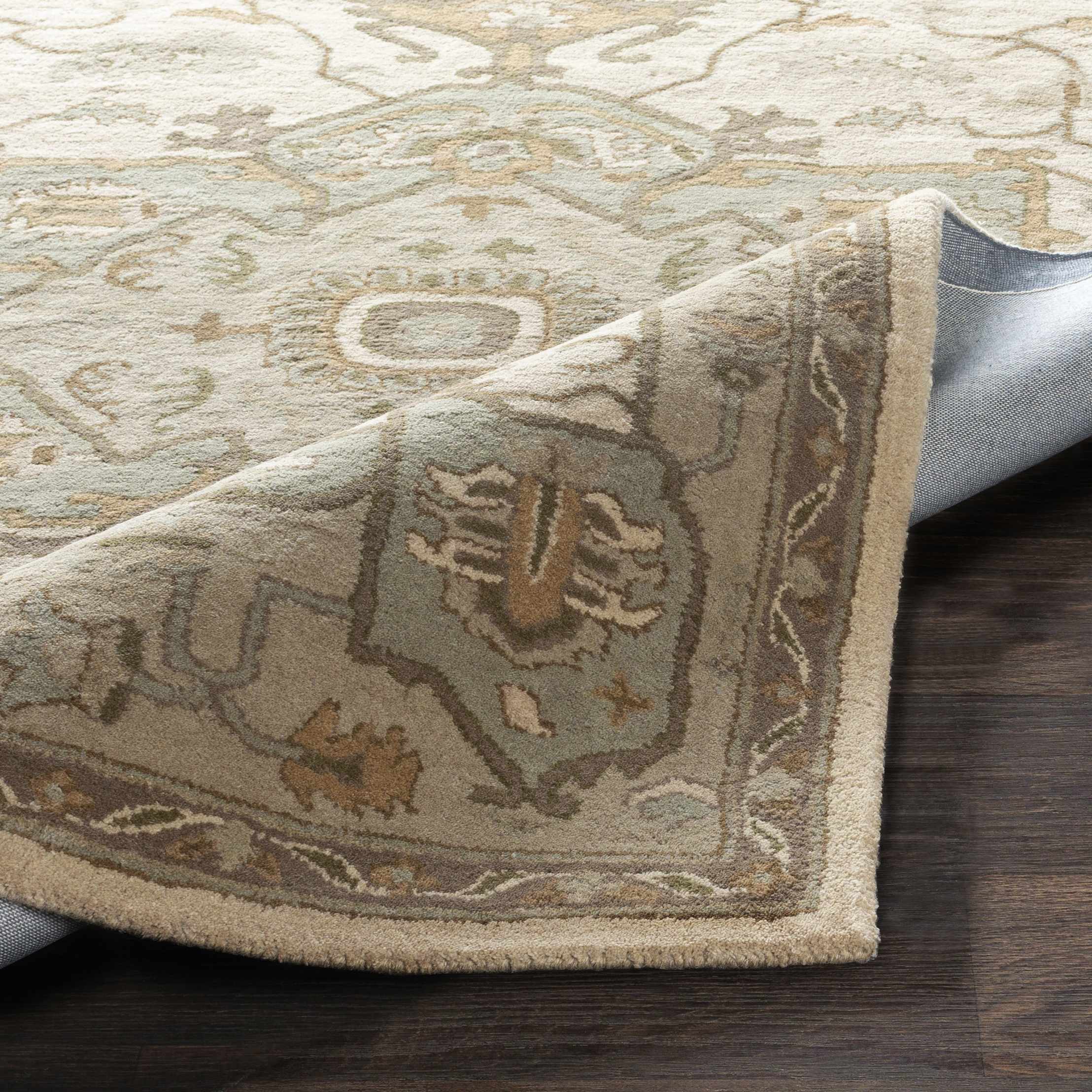 Broomfield Hand Tufted Sage 1143 Runner Rug