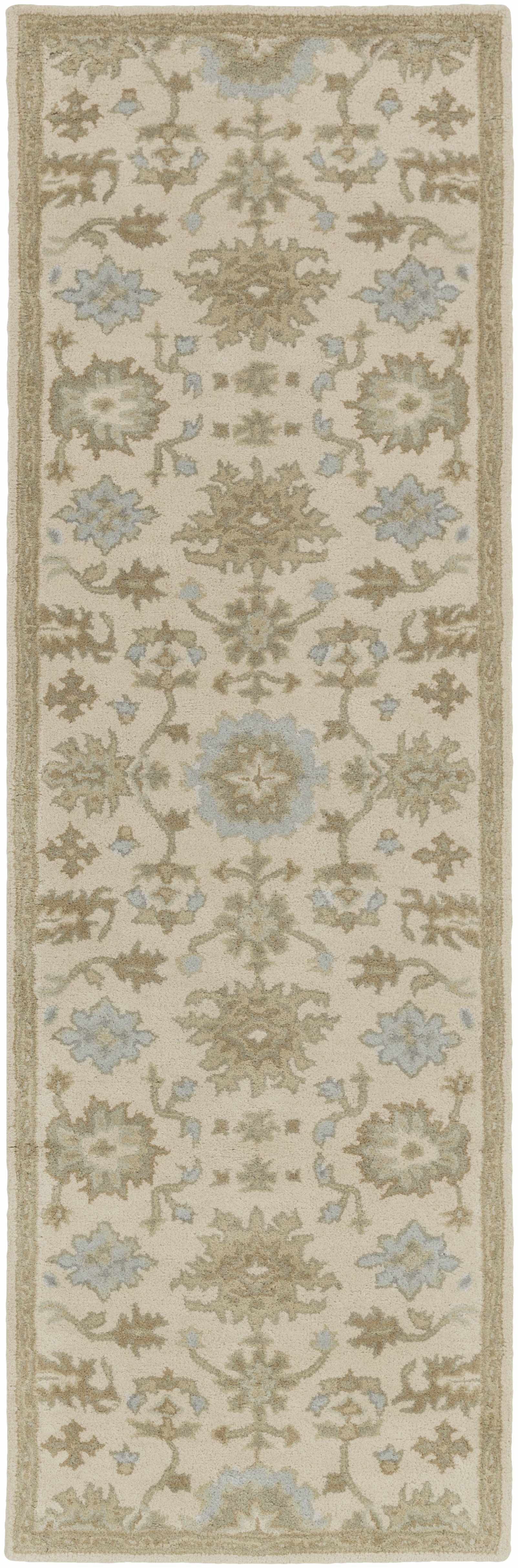 Hazen Hand Tufted Light Beige 1197 Runner Rug