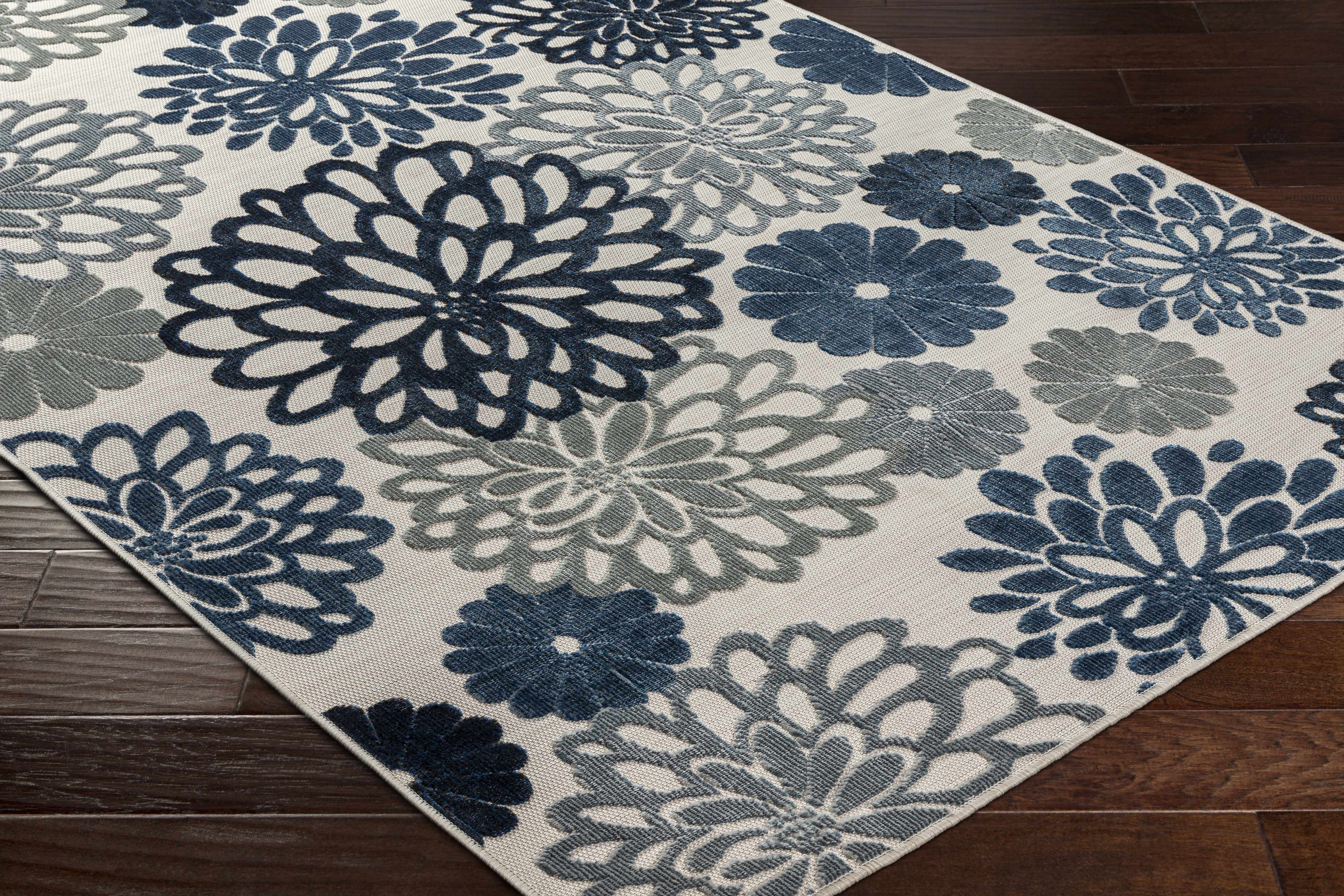 Thea Navy Indoor & Outdoor Rug