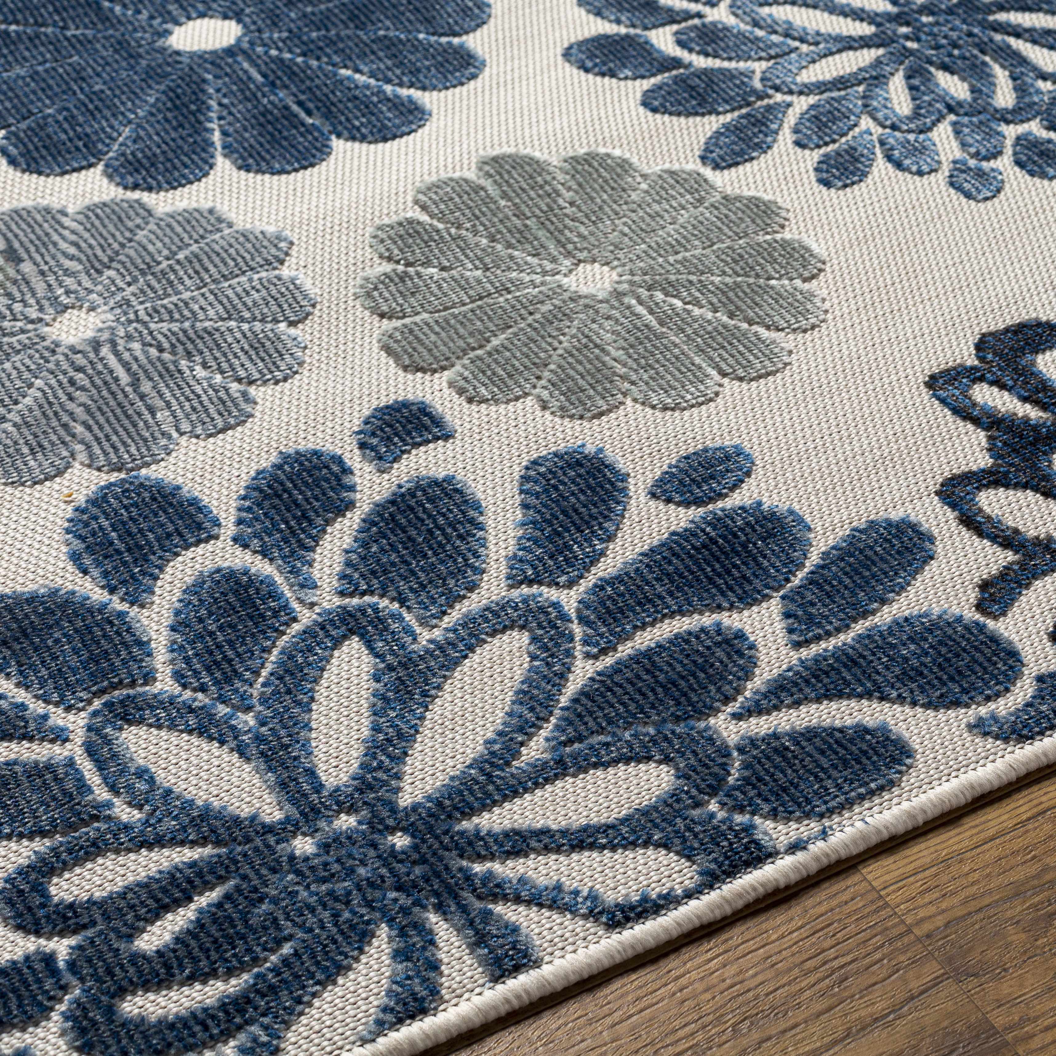 Thea Navy Indoor & Outdoor Rug