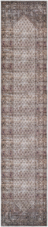 Tan Ormstown Distressed Washable Runner Rug