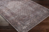 Tan Ormstown Distressed Washable Runner Rug