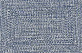 Blue Carbrook Braided Textured Runner Rug