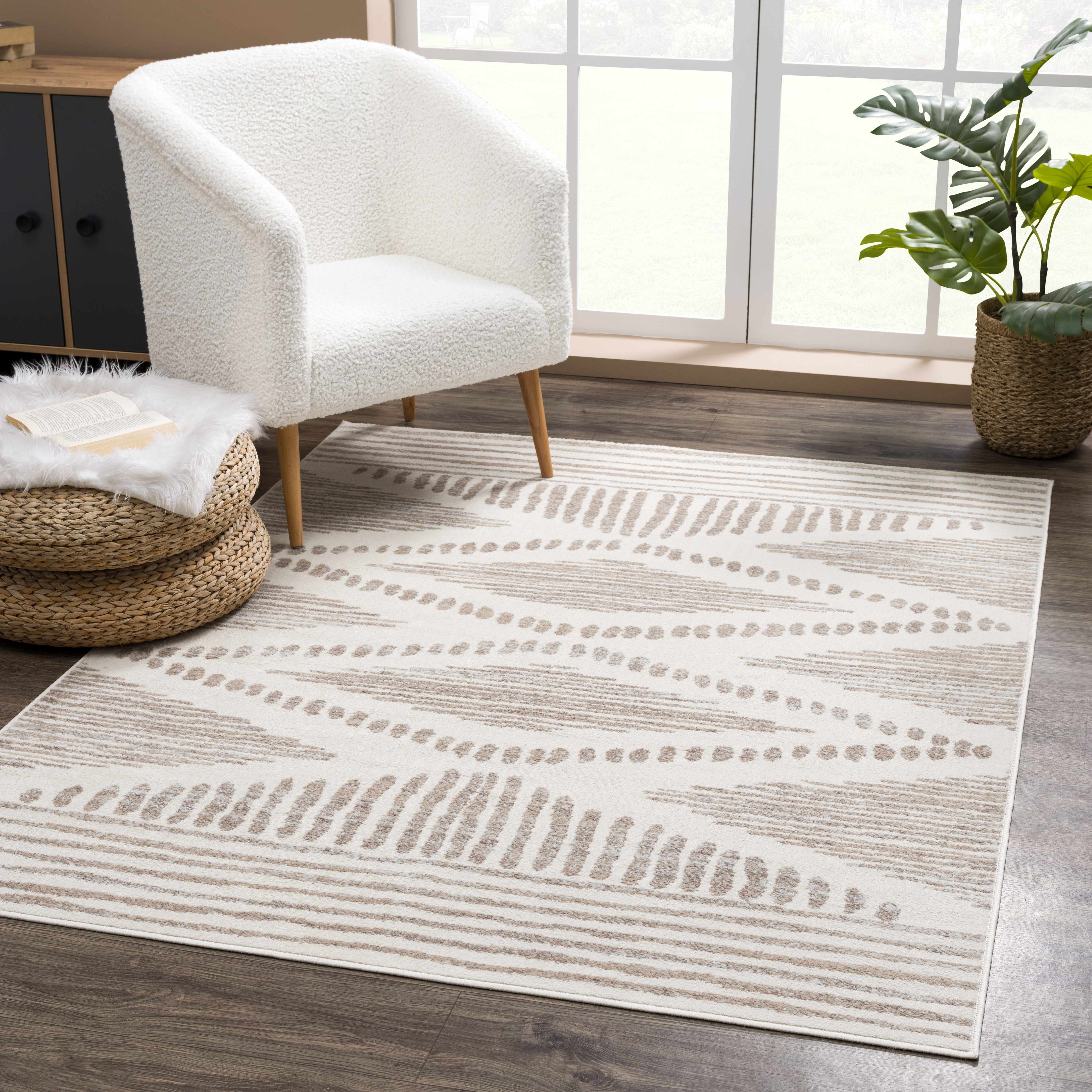 Tigrisis Beige 2328 Runner Rug